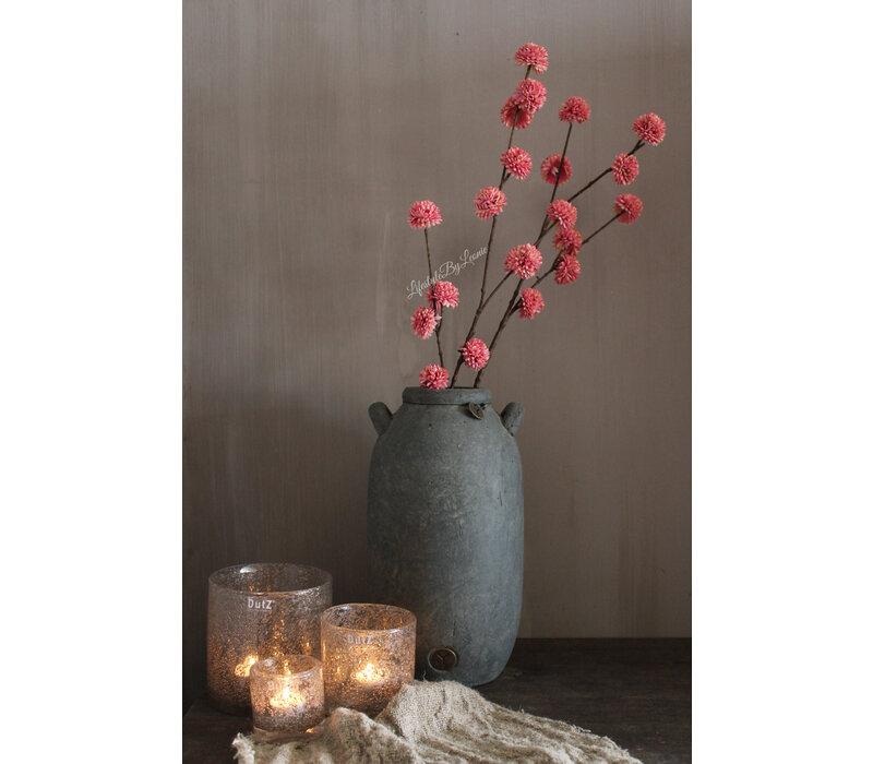 Namaak Pompom tak pink 100 cm