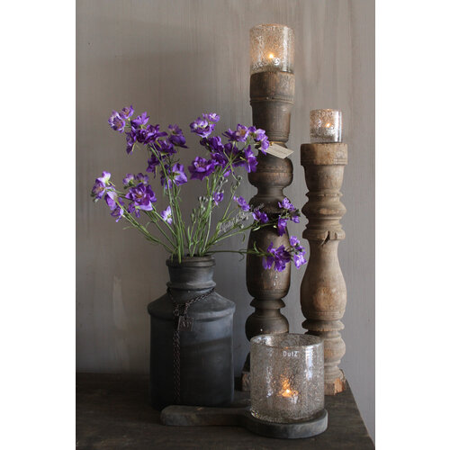 Zijden tak Delphinium purple 83 cm 