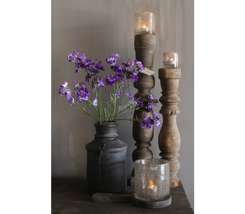 Zijden tak Delphinium purple 83 cm