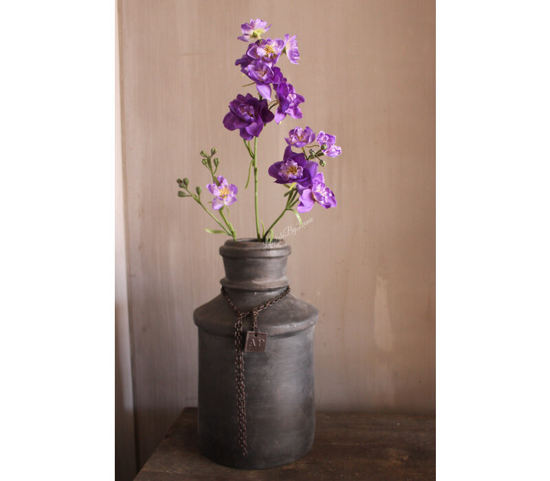 Zijden tak Delphinium purple 83 cm