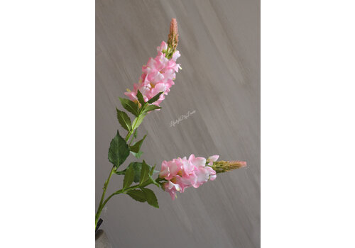 Zijden tak Lupine light pink 77 cm