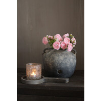 Brynxz ronde kruik met oren boost Ancient clay 24 x 20 cm