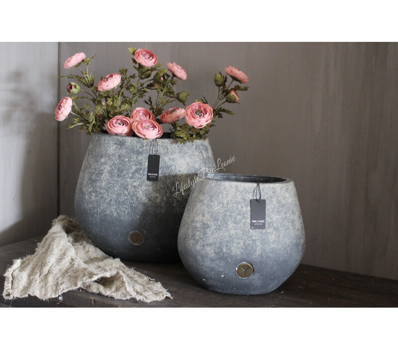 Brynxz ovale pot Ancient clay 25 x 18 cm