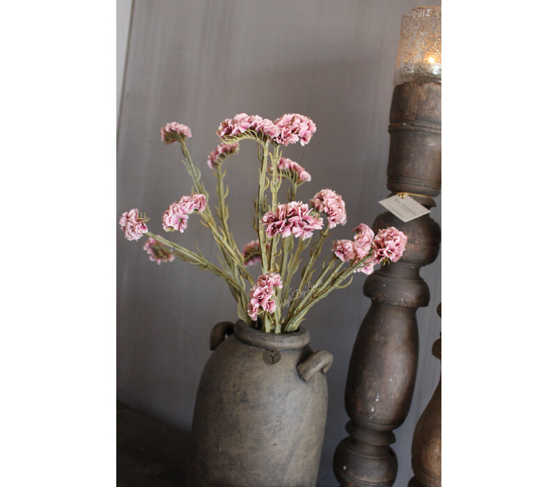 Brynxz zijden namaak tak Statice pink 64 cm