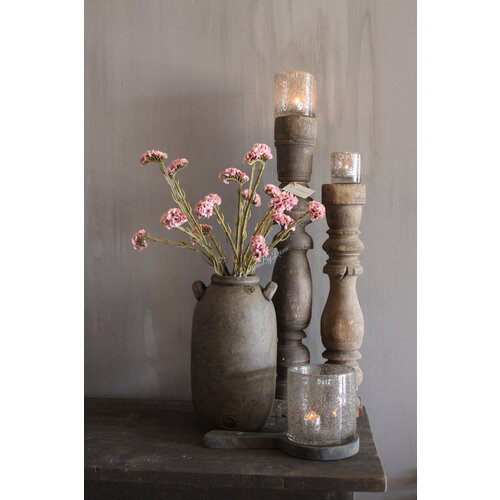 Brynxz zijden namaak tak Statice pink 64 cm 