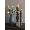 Zijden Veronica tak white 75 cm
