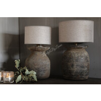 Aura Peeperkorn authentieke Nepalese kruiklamp 35 cm