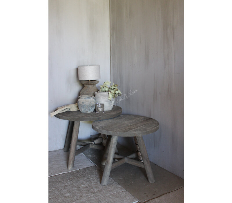 Aura Peeperkorn set round coffee table 50/60 cm