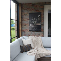 Sobere tuinposter Olijfbak met bloesem 80 x 60 cm
