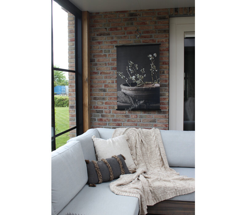 Sobere tuinposter Olijfbak met bloesem 80 x 60 cm