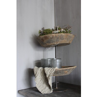 Indiase schaal etagère 2-laags 57 cm