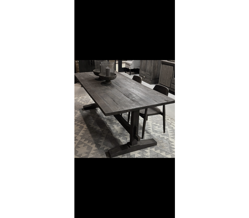 Luksa eettafel antique grey Thomas
