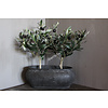 Stenen ovale pot Romy 37 x 20 x 15 cm