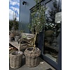 Set grote rotan manden - 2 stuks