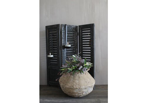Authentieke rattan  Indiase pot