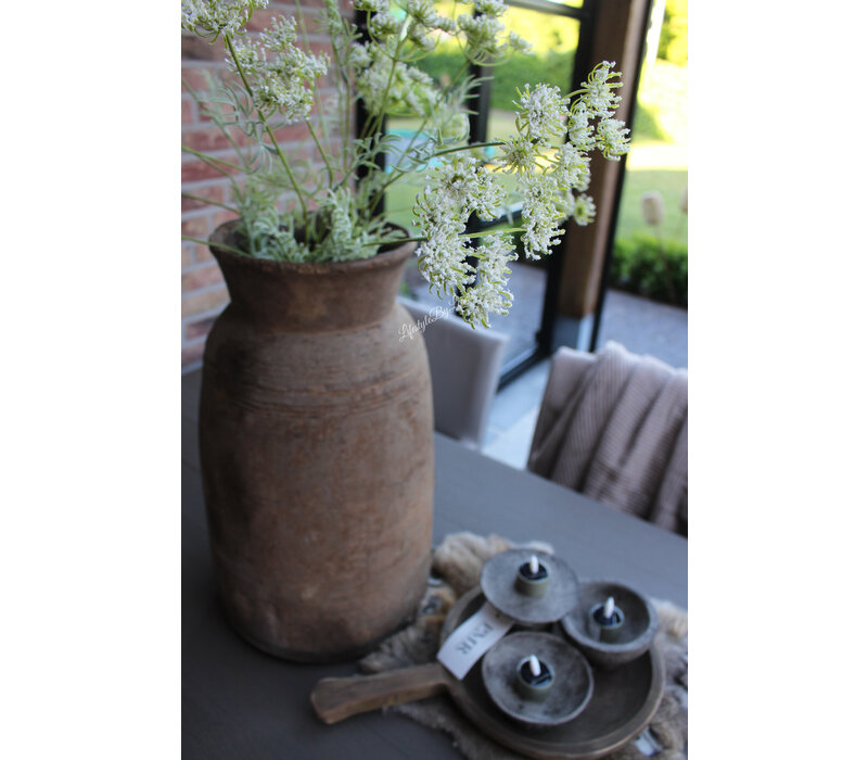 Namaak tak Dille/Fluitekruid white 80 cm