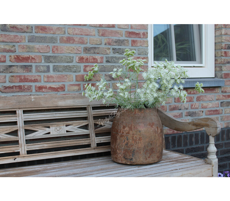 Namaak tak Dille/Fluitekruid white 80 cm