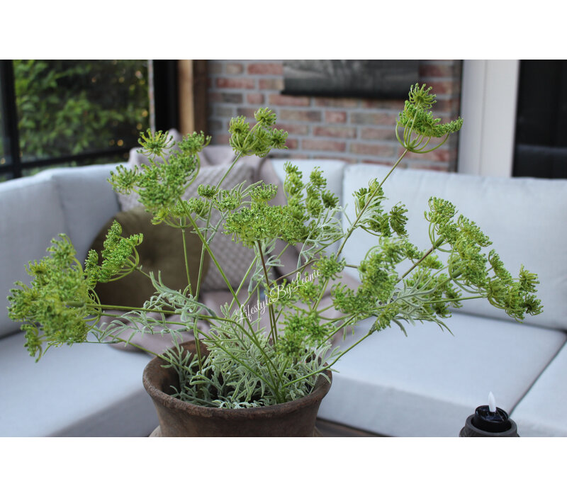 Namaak tak Dille/Fluitekruid green 80 cm