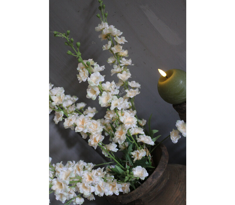 Namaak tak Delphinium cream 80 cm