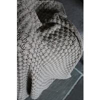 SILT woondeken / plaid Bergen beige
