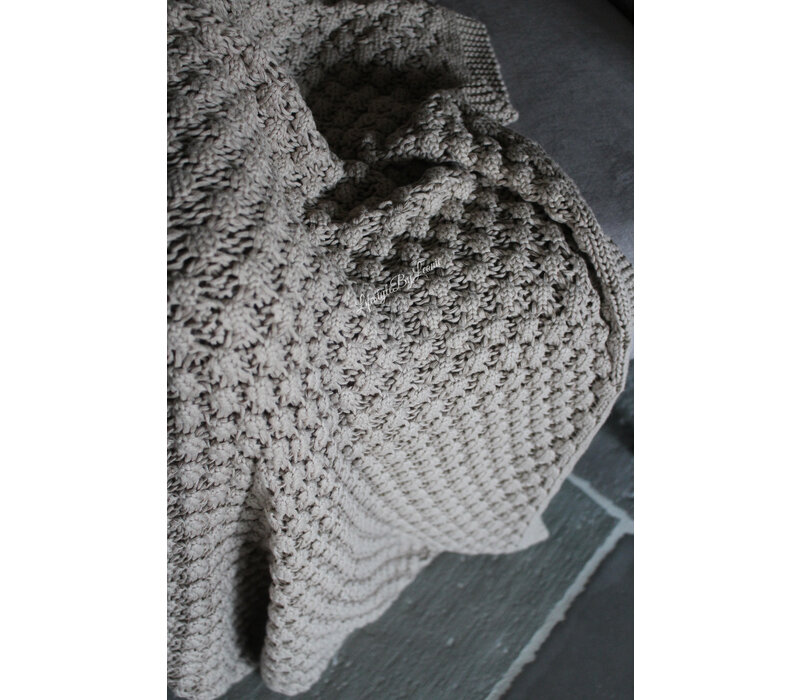 SILT woondeken / plaid Bergen beige
