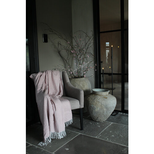 SILT woondeken / plaid Amsterdam light pink 