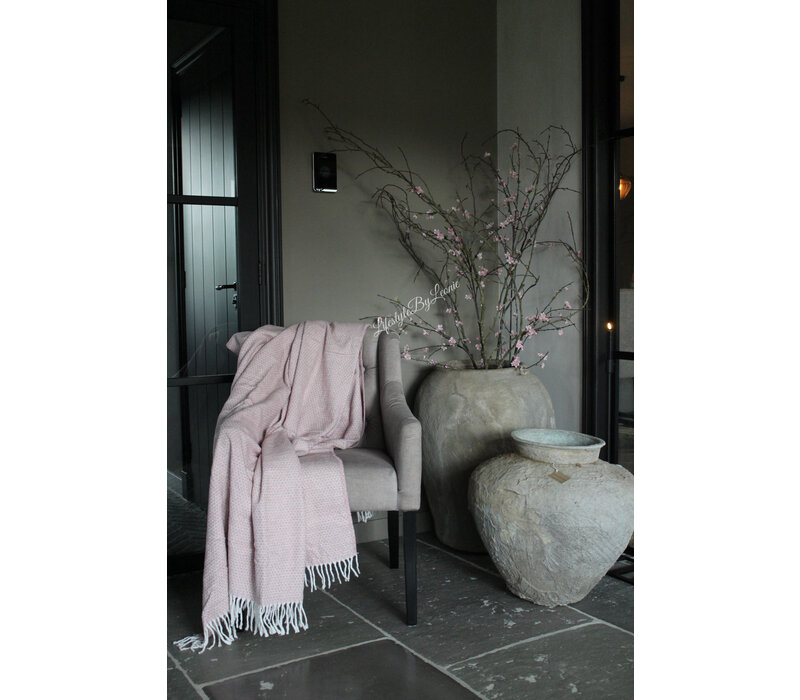 SILT woondeken / plaid Amsterdam light pink