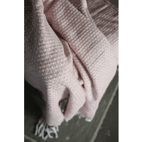 SILT woondeken / plaid Amsterdam light pink