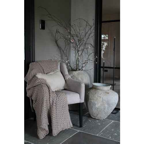 SILT woondeken / plaid Bilbao beige 170 x 130 cm 
