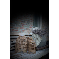 Solar lamp  Madeira naturel bruin 35cm