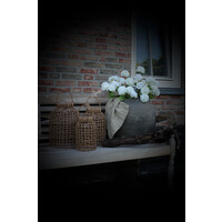 Solar lamp  Madeira naturel bruin 35cm