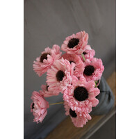 Namaak bosje Gerbera germini pink - 10 stuks