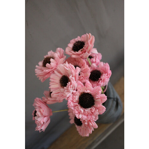 Namaak bosje Gerbera germini pink - 10 stuks 