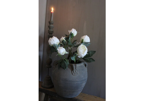 Namaak pioenrozen in pot Wit 44 cm Namaak pioenrozen in pot Wit 44 cm