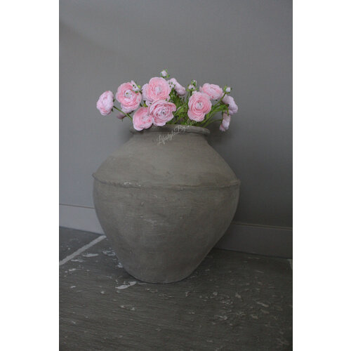 Zijden Ranonkel bundel light pink 38 cm 