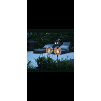 Solar LED lamp prikker Bol naturel 80 cm