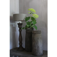 Aura Peeperkorn grote unieke houten vijzel pot