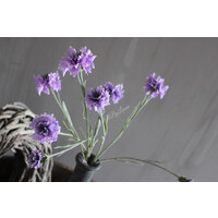 Zijden Korenbloem lila 61 cm