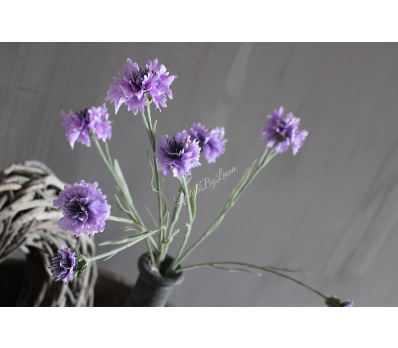 Zijden korenbloem Lila 61cm