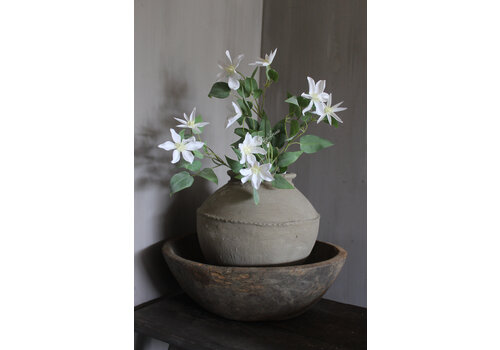 Zijden Clematis tak white 86 cm