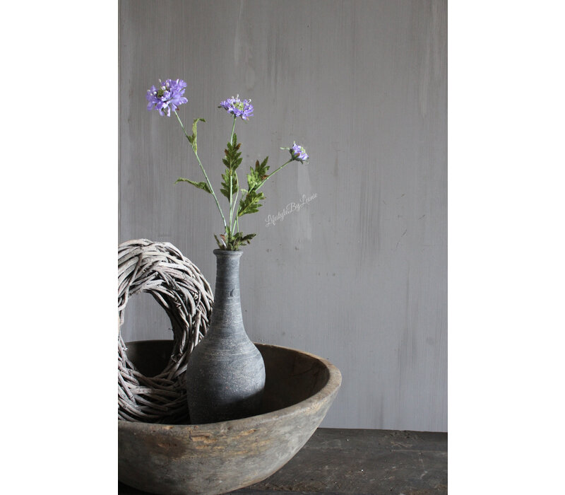 Zijden scabiosa tak Light purple 66cm