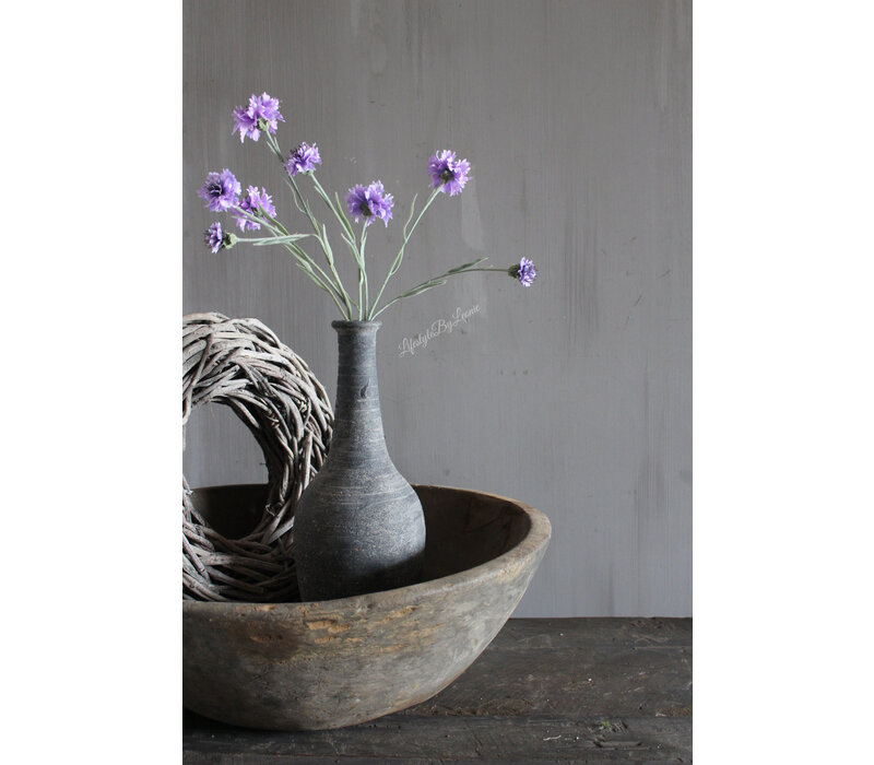 Zijden scabiosa tak Light purple 66cm