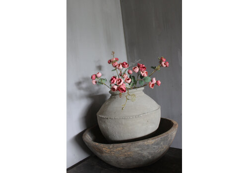 Zijden mini Roos old pink 65 cm