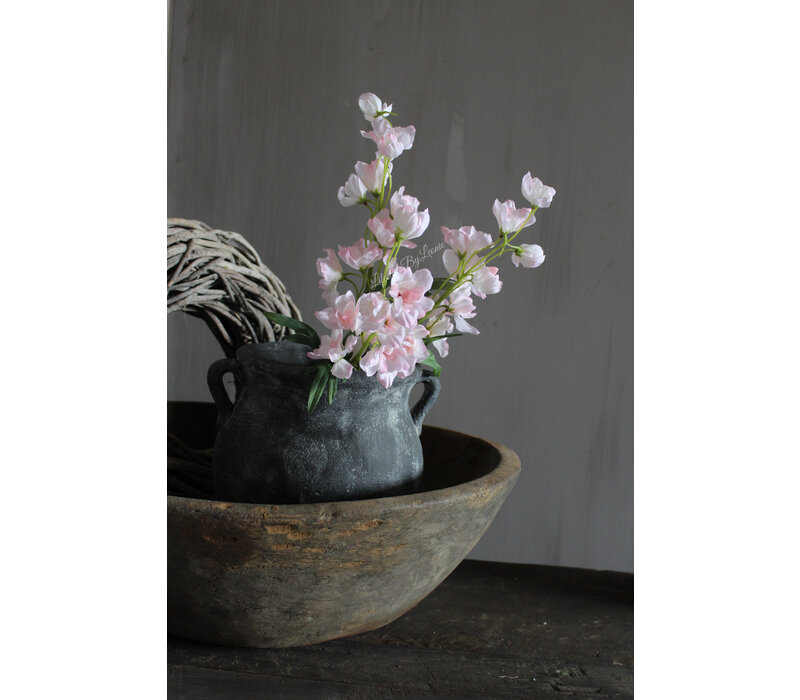 Zijden tak Delphinium light pink 50 cm
