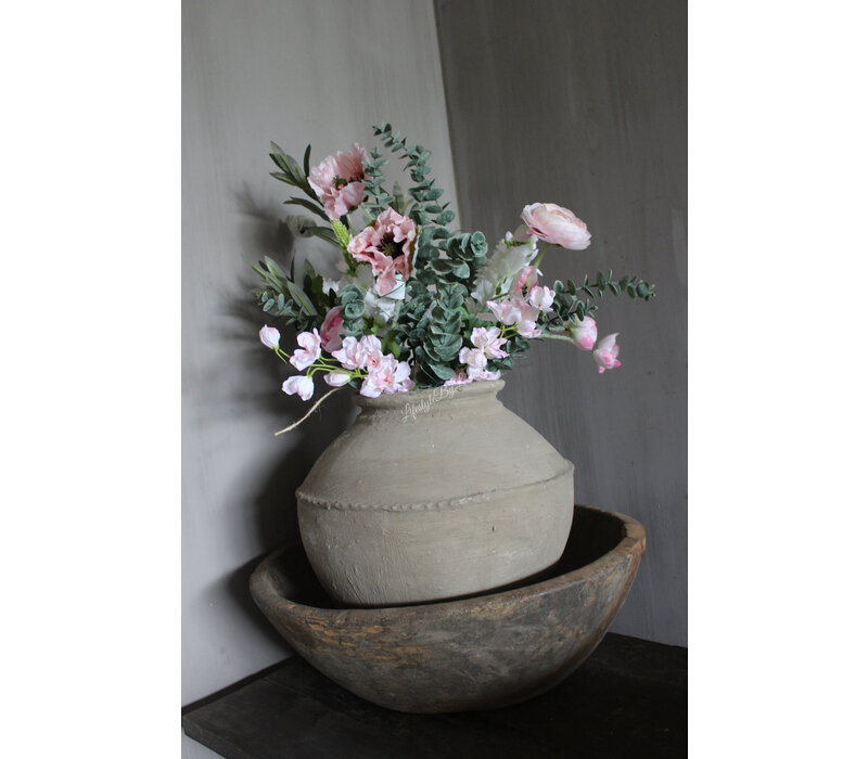 Zijden Papaver / Klaproos light pink 76 cm