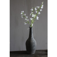Zijden tak Campanula klokjes white 70 cm