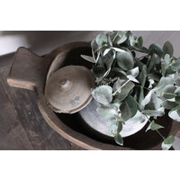 Zijden bosje Eucalyptus grey/green 28 cm