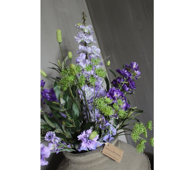 Zijden boeket Purple summer