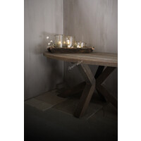 LUKSA ovale eettafel Adina 200 x 100 x 78 cm