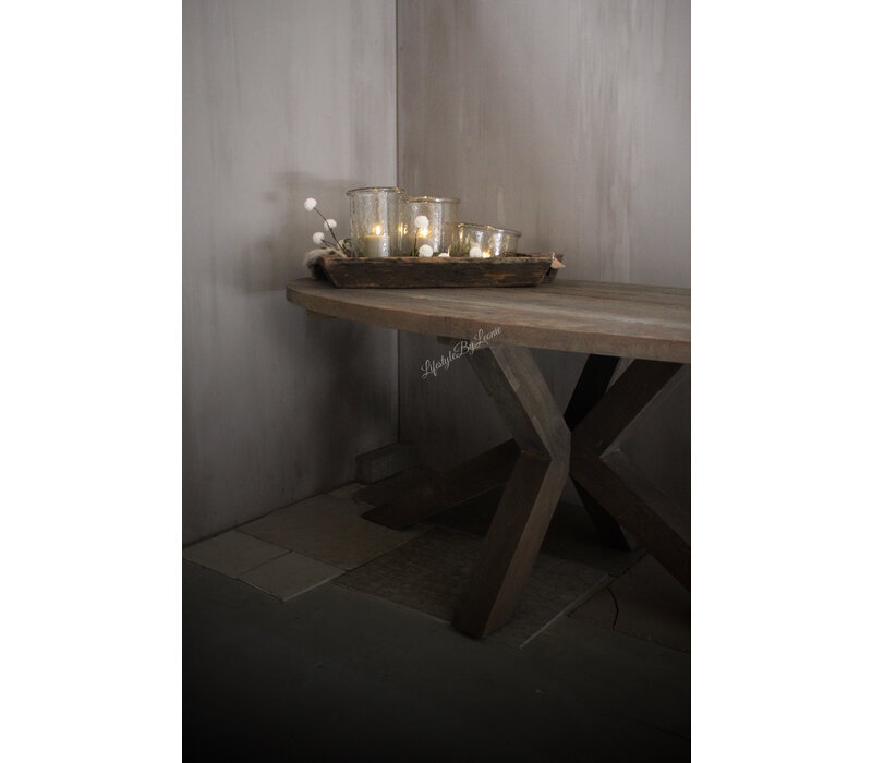 LUKSA ovale eettafel Adina 200 x 100 x 78 cm